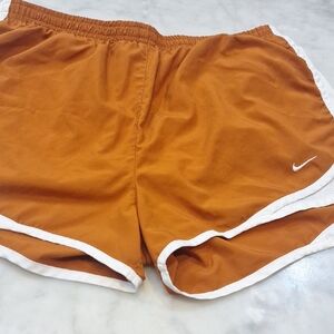 Nike Women's University Of Texas Orange‎ Rust Athletic Shorts 3" Sz Lg Run Track